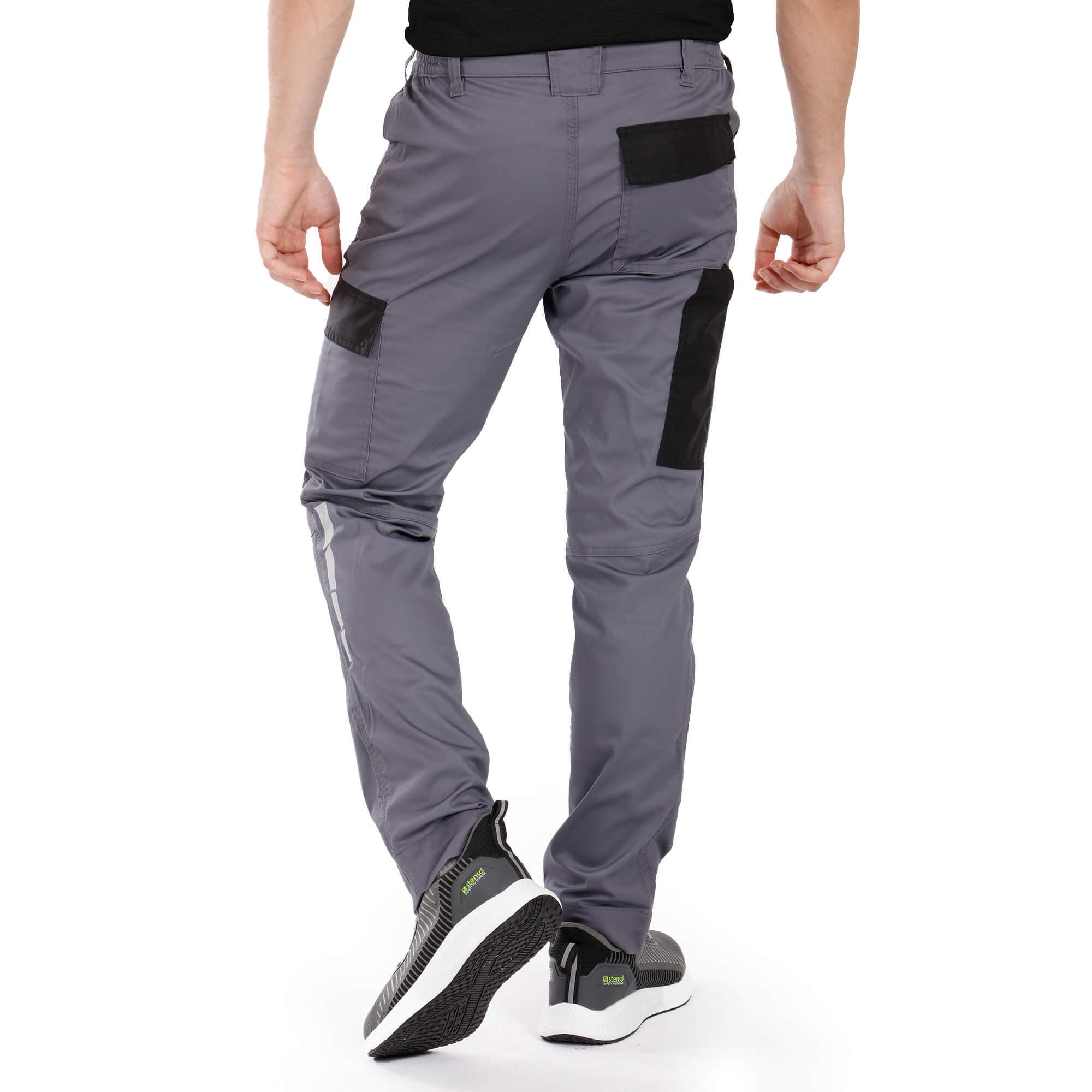 Stenso EOS Pantalones de Trabajo Hombre - Pantalones de Trabajo Elasticos - Pantalón Cargo Hombre