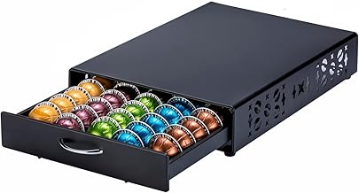 Rice rat for Nespresso Pods Holder Vertuo Pod Holder for Vertuoline Capsules （50 pods）