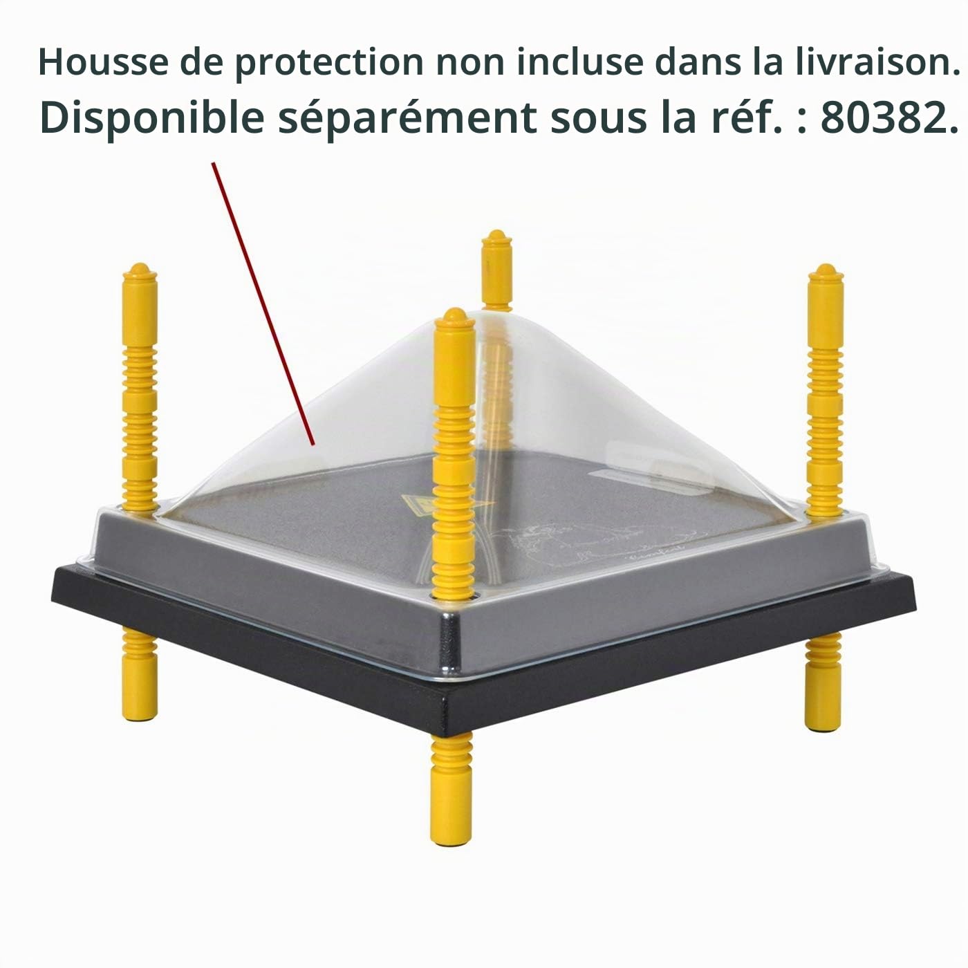 VOSS.farming Plaque chauffante pour Poussins « Comfort » 30 x 30 cm, 20 Watts