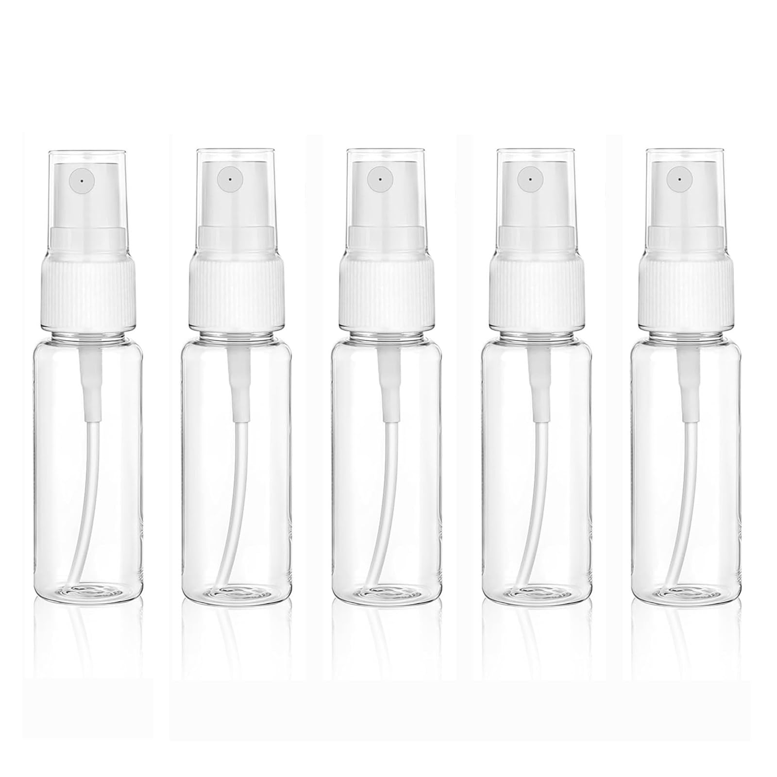 Obsolldd Clear 20Ml Travel Spray Bottle,5 Pcs Mini Spray Bottles,Plastic Fine Mist Spray Bottle For Traveling Make-Up Skincare Cleaning