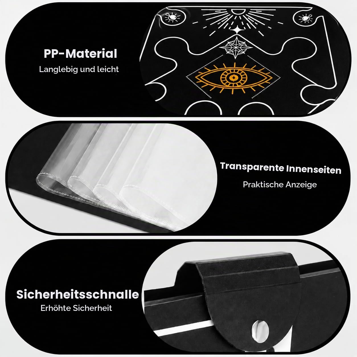 Puzzle Aufbewahrung, Puzzle Mappe für Puzzles bis 1000, Puzzles Aufbewahrungsbuch mit 26 Taschen, Puzzle Album für fertige Puzzles, Staubdichtes und Schützendes, Puzzle Zubehör