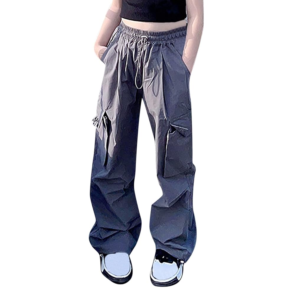 Amazon.com: Parachute Pants for Girls Kids Y2K Hip Hop