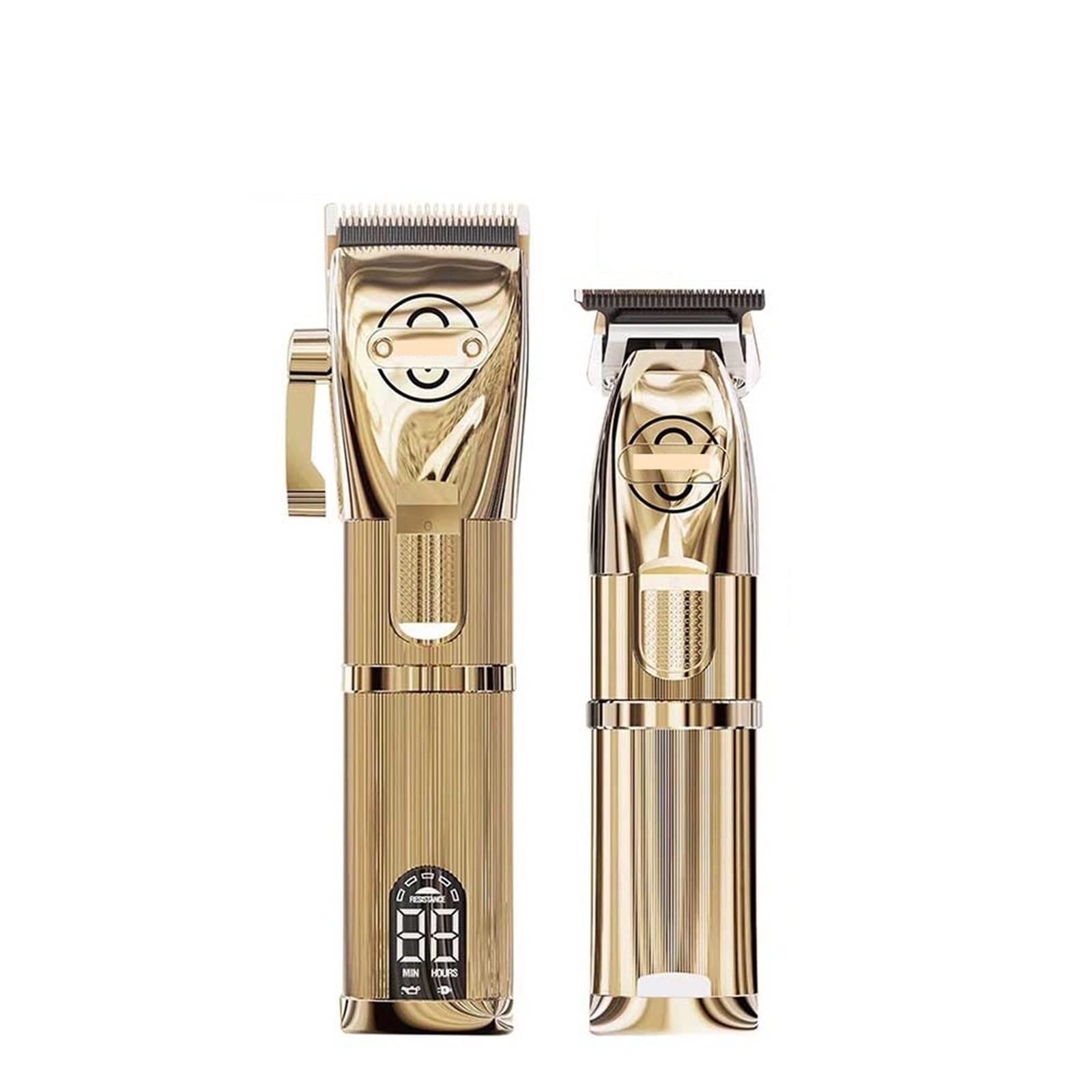 Hair Trimmer Professional 3pcs Lot Hair Electric Clipper Set Barber Hair Cutting Trimmer Shaving Razors Clipper Haircut Tools
