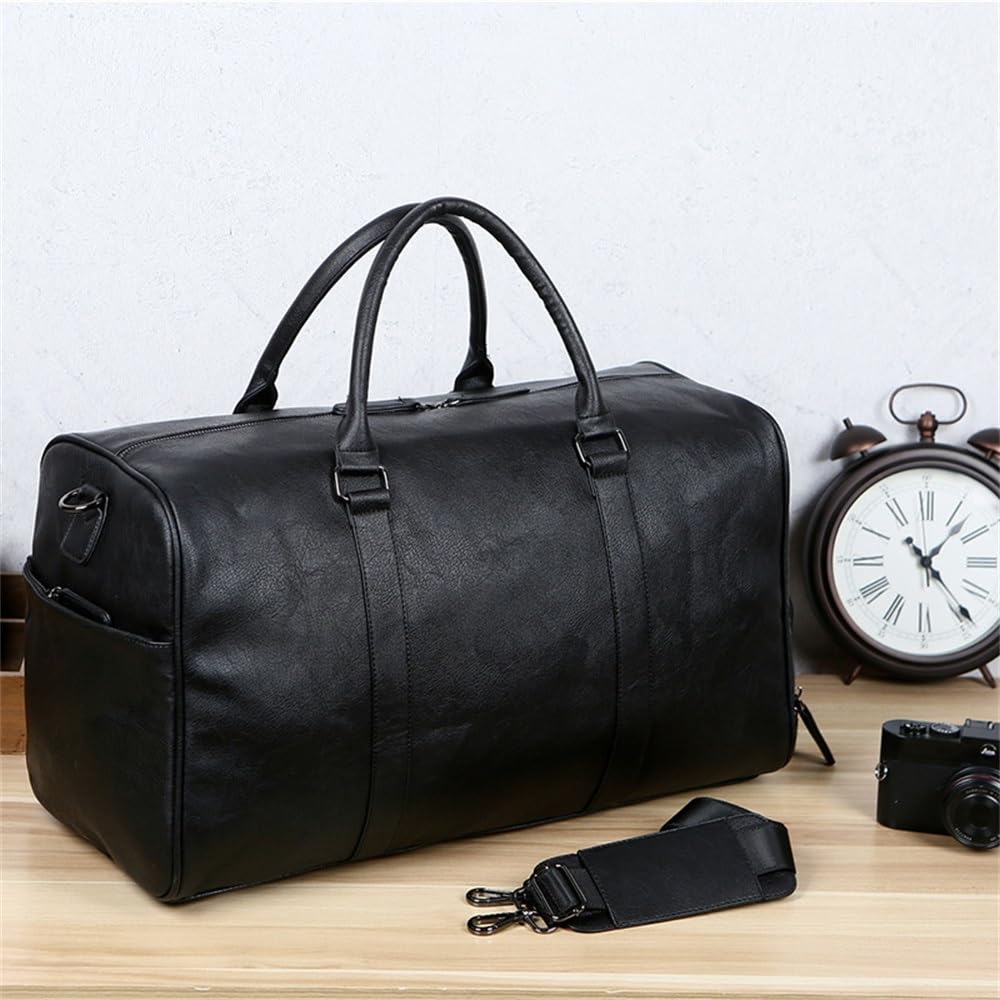 Borsa da Palestra per Donna Uomo Borsa da viaggio for fitness a tracolla in pelle uomo Fine Settimana
