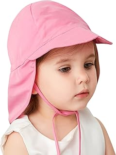 Chapéu de sol para crianças ao ar livre meninos meninas chapéu de brincar com aba no pescoço FPS 50+ aba grande secagem rápida proteção solar boné de praia