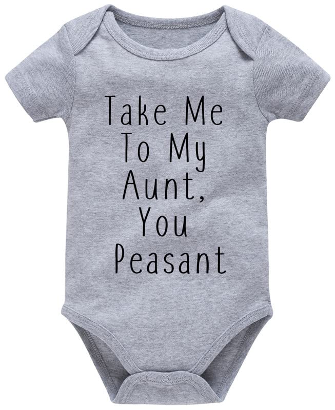 Image of Viuluti Take Me To My Aunt You Peasant 2030 Art Crafts Baby Boy Girls Bodysuits Infant Romper Outfit Fine Workmanship