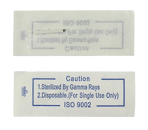 Miniatura 4 de Xiaoyu 50 agujas Microblading, maquillaje permanente manual tatuaje ceja hoja bisel para cejas tatuaje plumas, blanco, 7 pines