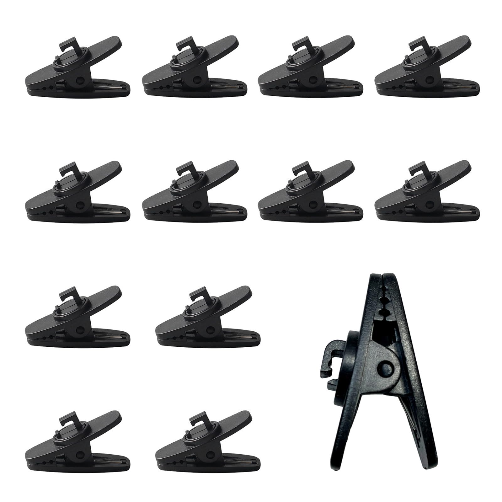12 PCS Oxygen Tube Clips - Oxygen Accessories for Nasal Cannula, Ear Protectors & Retractable Oxygen tubing reels for Concentrator - Ideal for Oxygen Concentrator Machine & Portable Oxygen Machine