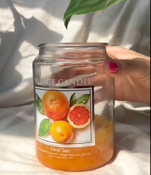 Village Candle Spiced Pumpkin 대형 아포테케리 병, 향초, 602.43g(22.4온스) — 사진 5
