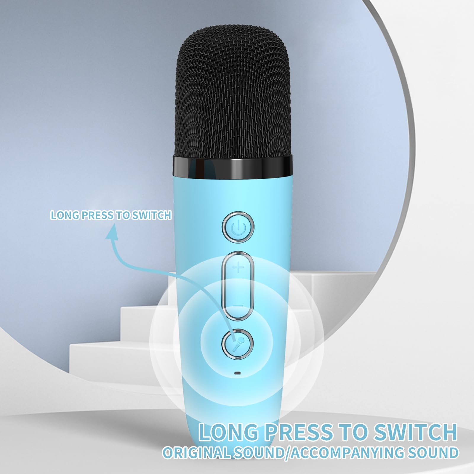 Snowall Mini Karaoke Machine for Kids, Portable Bluetooth Speaker with Wireless Microphone，Kids Music Player Toys for Girls and Boys,3,4, 5, 6, 7, 8+ Years Old, Teens Birthday (Green-Dinosaur)