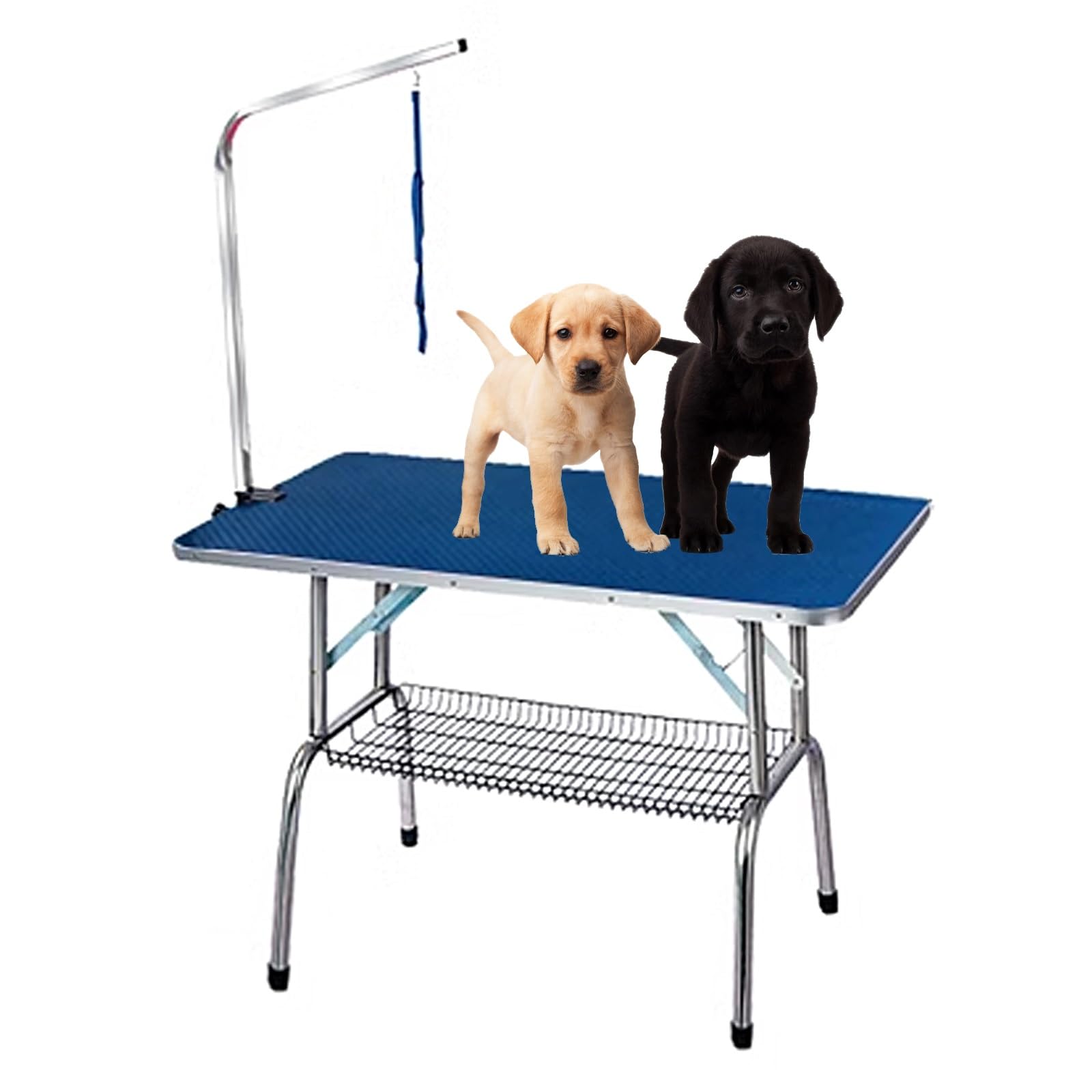 トリミングテーブル　トリミング台　ブラック　犬用品　収納付き　トリミング　多機能 トリミングテーブルトリミング台ブラック犬用品収納付き