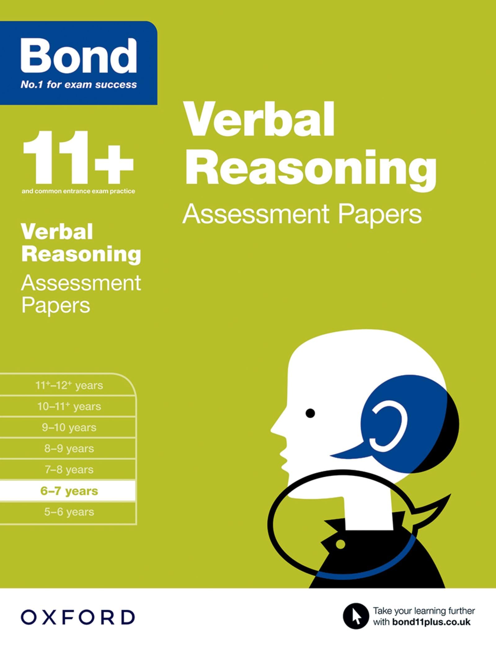 OXFORD UNIVERSITY PRESS Bond 11+: Verbal Reasoning: Assessment Papers