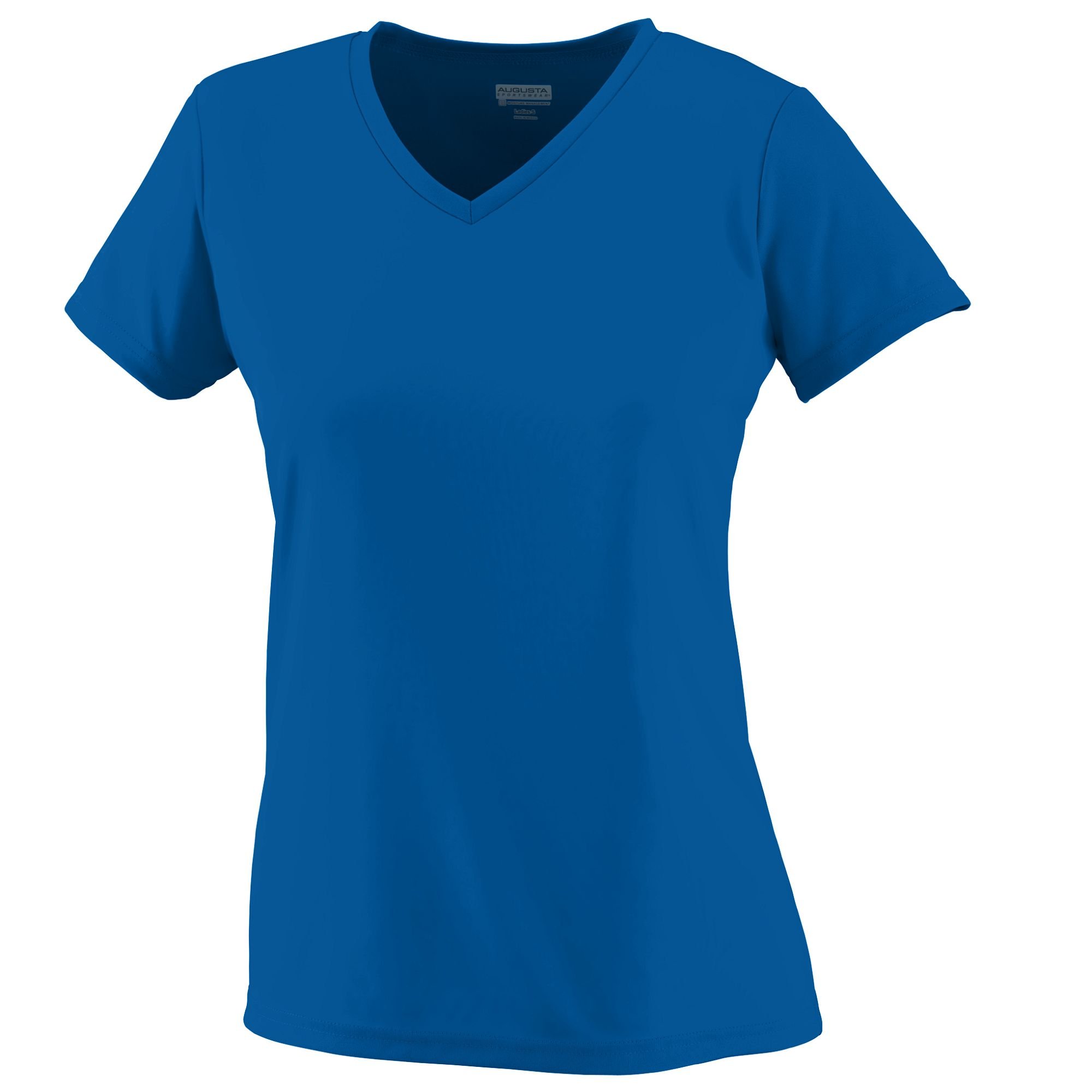 Augusta Sportswear Youth Nexgen Wicking Wicking Tee Shirt, Royal, Medium