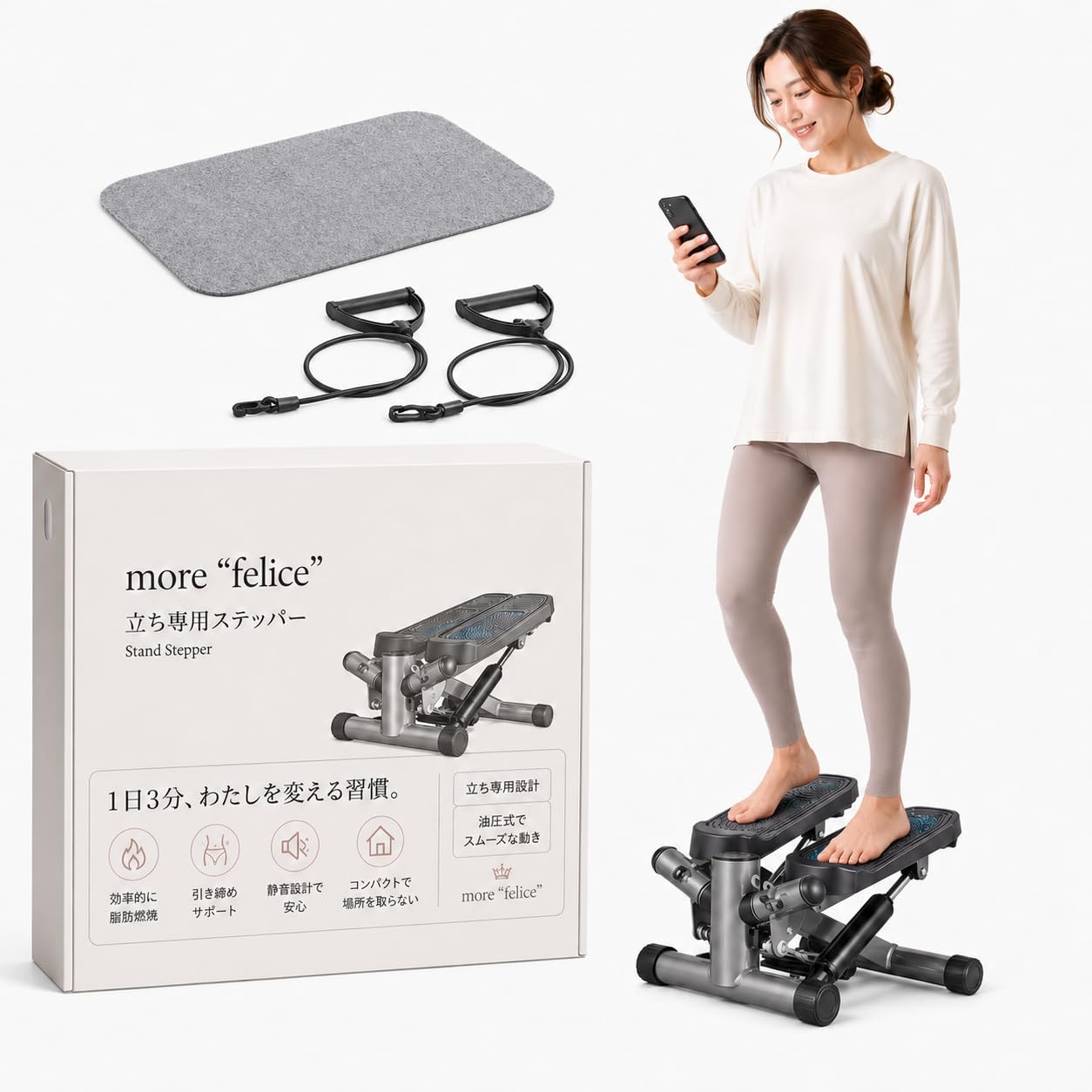 Amazon | 2026最新 ステッパー ツイストステッパー ステップ台 健康