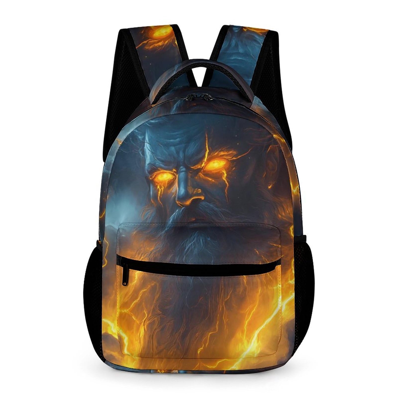 God Hades Greek Mythology Casual Backpack Travel Laptop Cute Basic Shoulder Bag for Work Women & Men