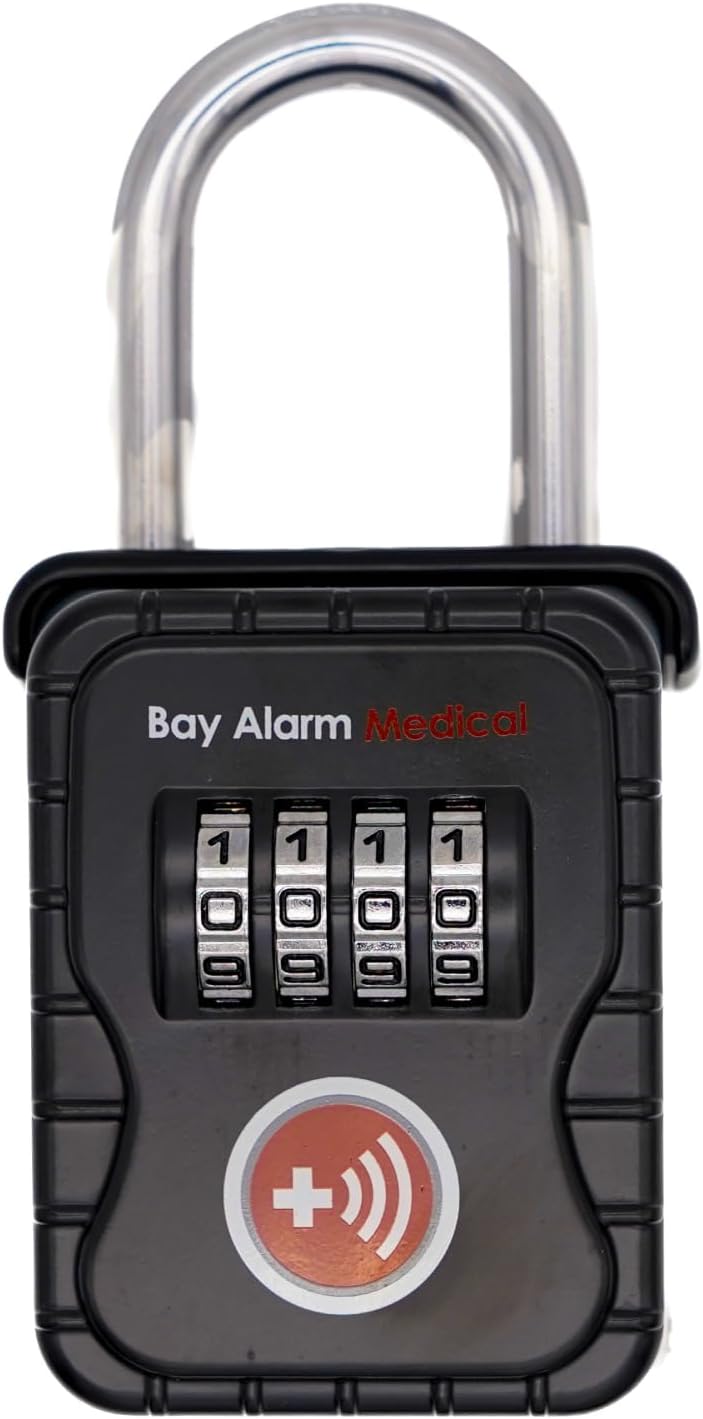Bay Alarm Medical Lockbox, House Key Storage for Paramedics, Ambulance, Firefighters, Police