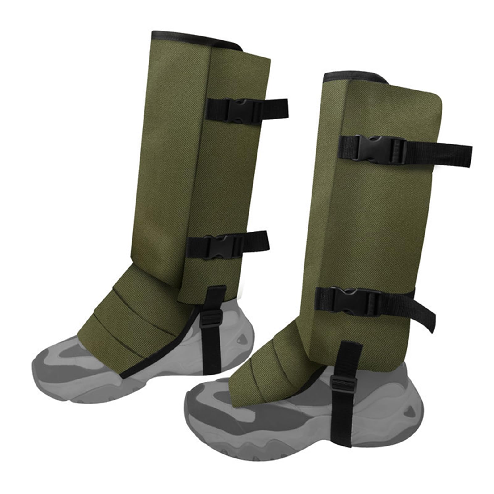 Ghette da trekking per donne e uomini, resistenti all'acqua, gamba regolabile, stivali da neve per camminare, zaino in spalla, sci, ghette per gambe resistenti all'acqua