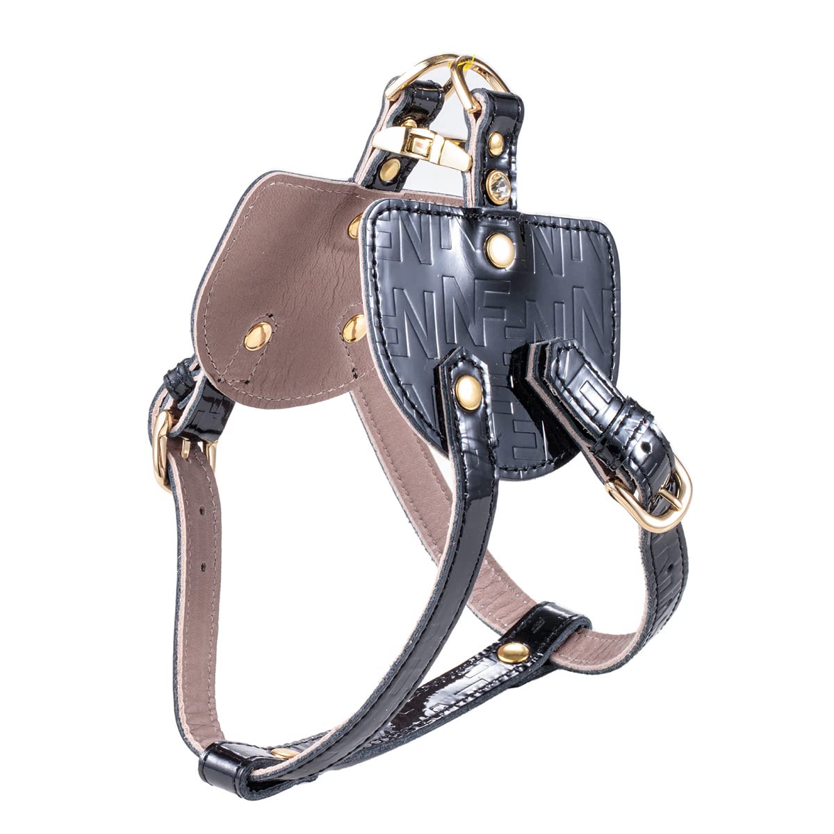 犬用【本革】リード&ハーネス&ハンドフリーベルト3点セット nffp-beltleada2.jpg