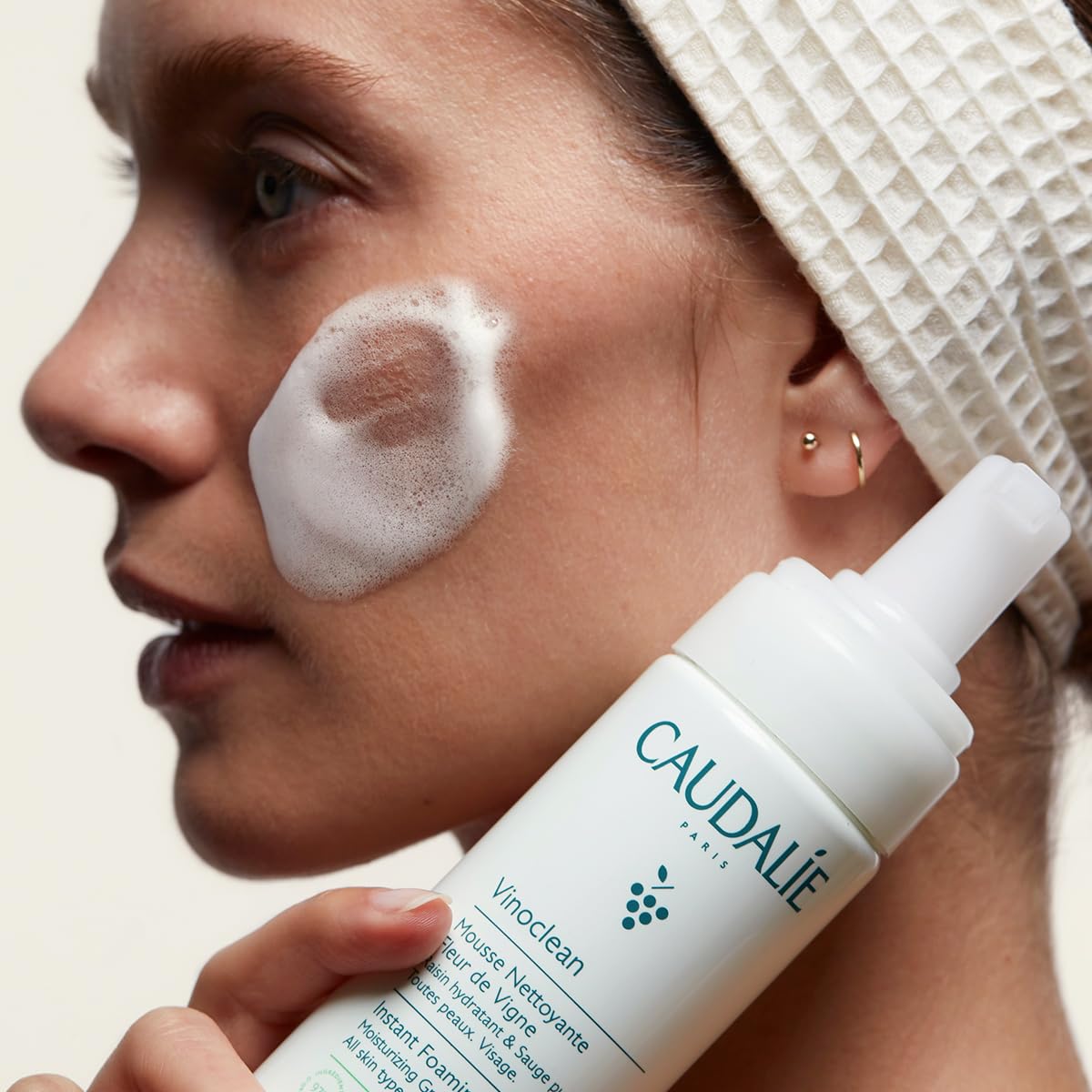Caudalie Vinoclean Gentle Foam Cleanser 50ml - 50 mL, White, 50 ml (Pack of 1) - Image 2