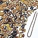 Over 700 Pieces Wood Beads for Jewelry Making with Free Sample Necklace - 24 Assorted Natural Wooden Bead Styles - Great for African, Native American Designs, Macrame Bracelets, Necklaces, Braids
