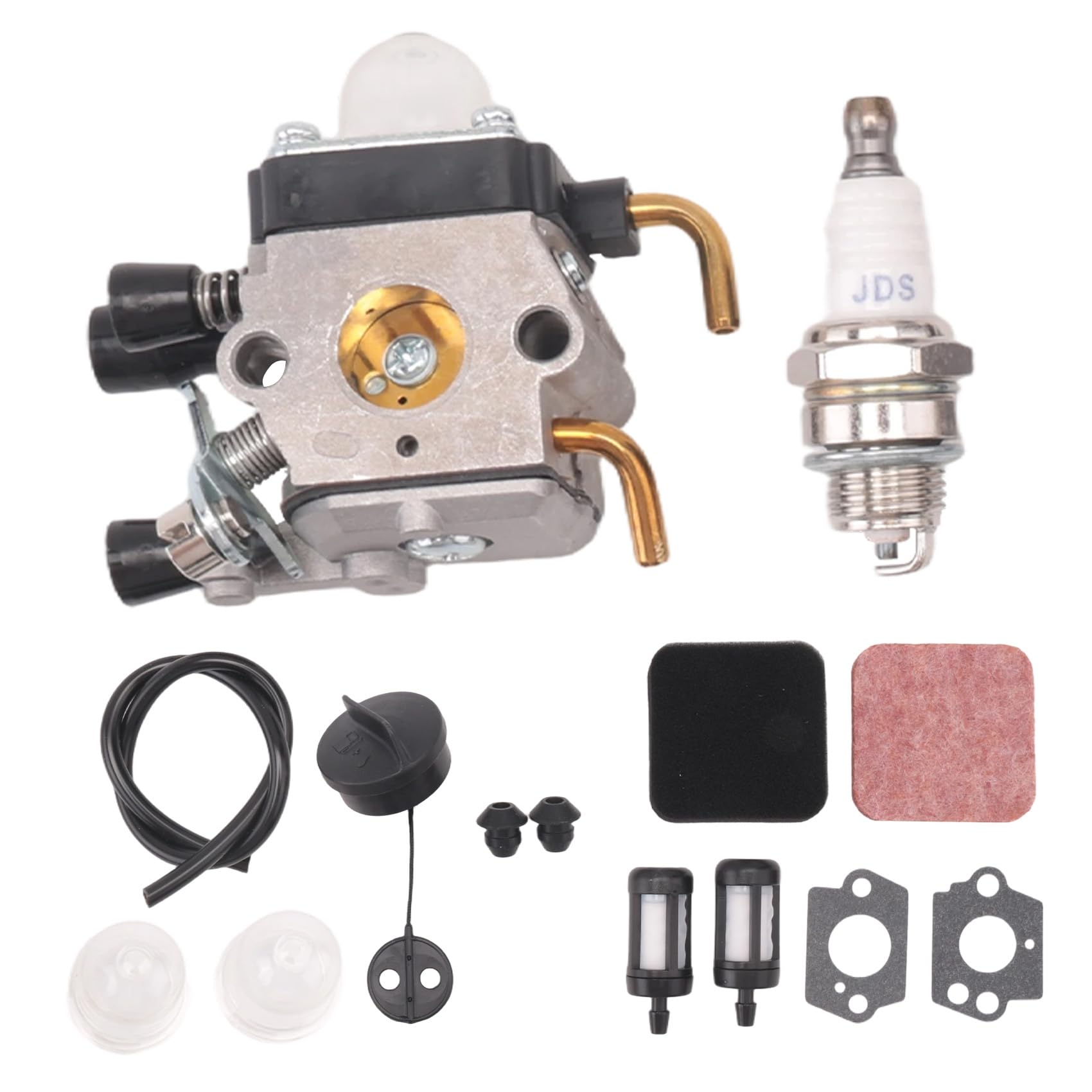 qimoi FS85 Carburetor Kit for Sthil FS75 FS80 FS85 HS75 HS80 HS85 HL75 FH75 HT70 HT75 KM80 KM85 SP80 SP85 FC85 FC85