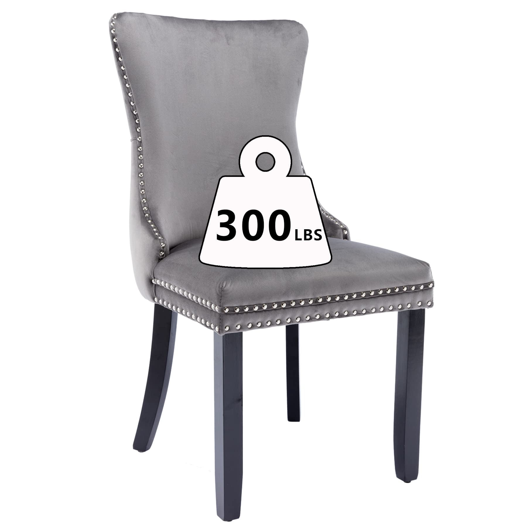 Juego De 2 Sillas De Comedor HWC-F18, Silla De Cocina, Diseño Retro ~ Terciopelo Crema-blanco, Patas Doradas