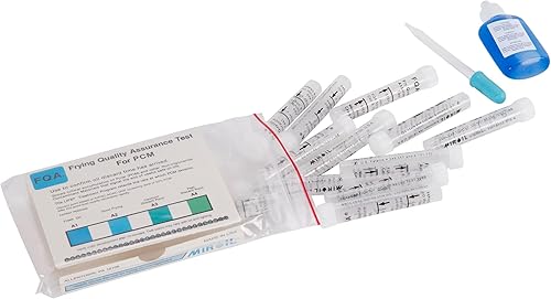 Miniatura 8 de MirOil Kit de prueba de aceite de freír para material contaminante polar, paquete de 12 pruebas, kit de prueba de aceite de freidora de 3 minutos