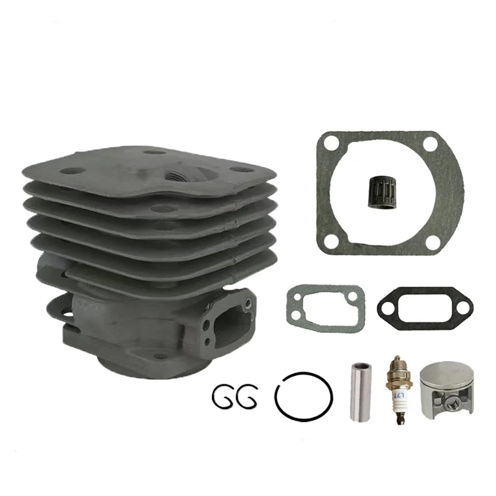 Réparer le moteur serré d'une tronçonneuse avec le kit de piston de cylindre de 52 mm