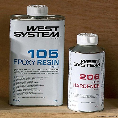 West System 105 Resin 206 Hardener 1.2kg Pack