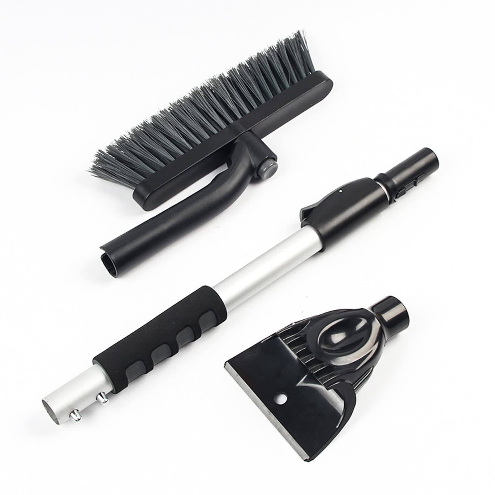 Brosse à Neige grattoir à Glace Pelle à Neige 39,3 Pouces Brosse à Neige Amovible, déneigeur avec grattoir à Glace et poignée en Mousse pour Voiture Camion SUV