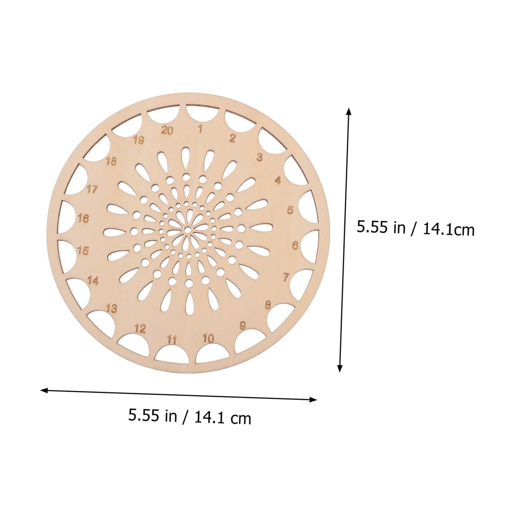 HOMSFOU 1Pc Wooden Thread Holder for Embroidery Cross Stitch Floss Organizer with Multiple for Easy Thread Storage Compact and Convenient Sewing Tool for Craft Projects