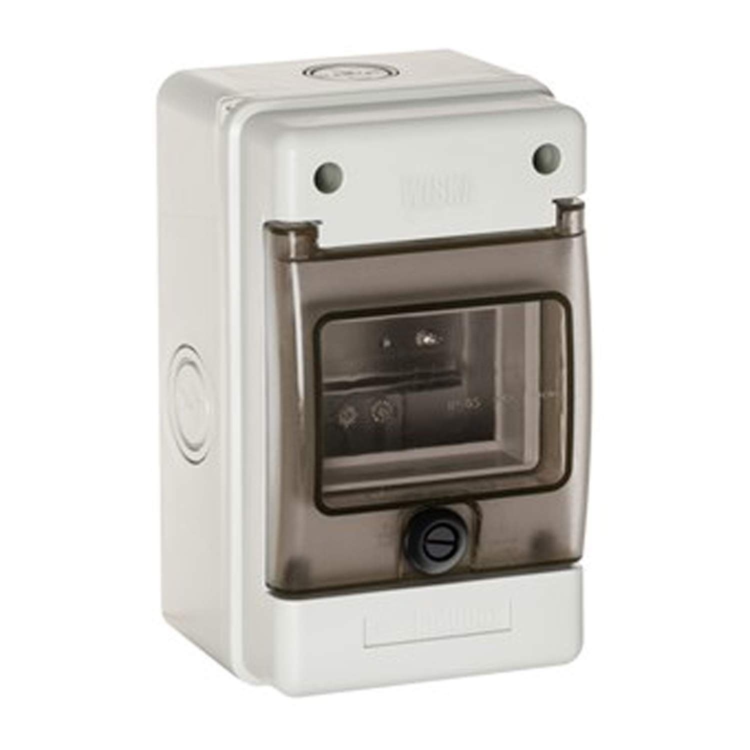 WISKA INDUBOX 1304R/W 4 Way IP65 Garage Unit Din Rail Enclosure Weatherproof Consumer Unit Housing Wall Surface Mounting