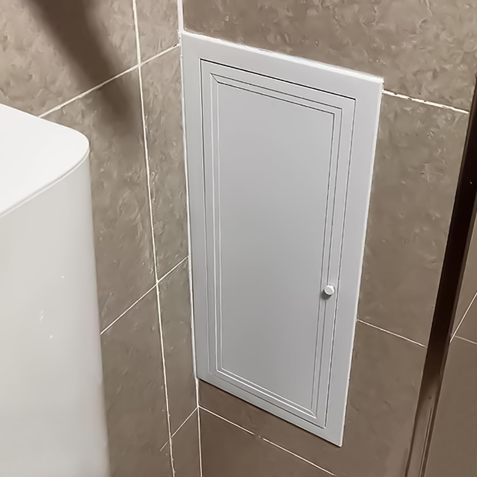 OIFAODAO Stainless steel access door， for Bathroom/Residential/Hotel/Mall, Recessed Drywall Inspection Hatch/Service Panel Cover