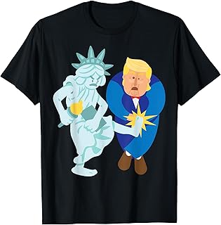 Liberty Kicks Trump 2020 Election Anti Donald Democrat Gift T-Shirt