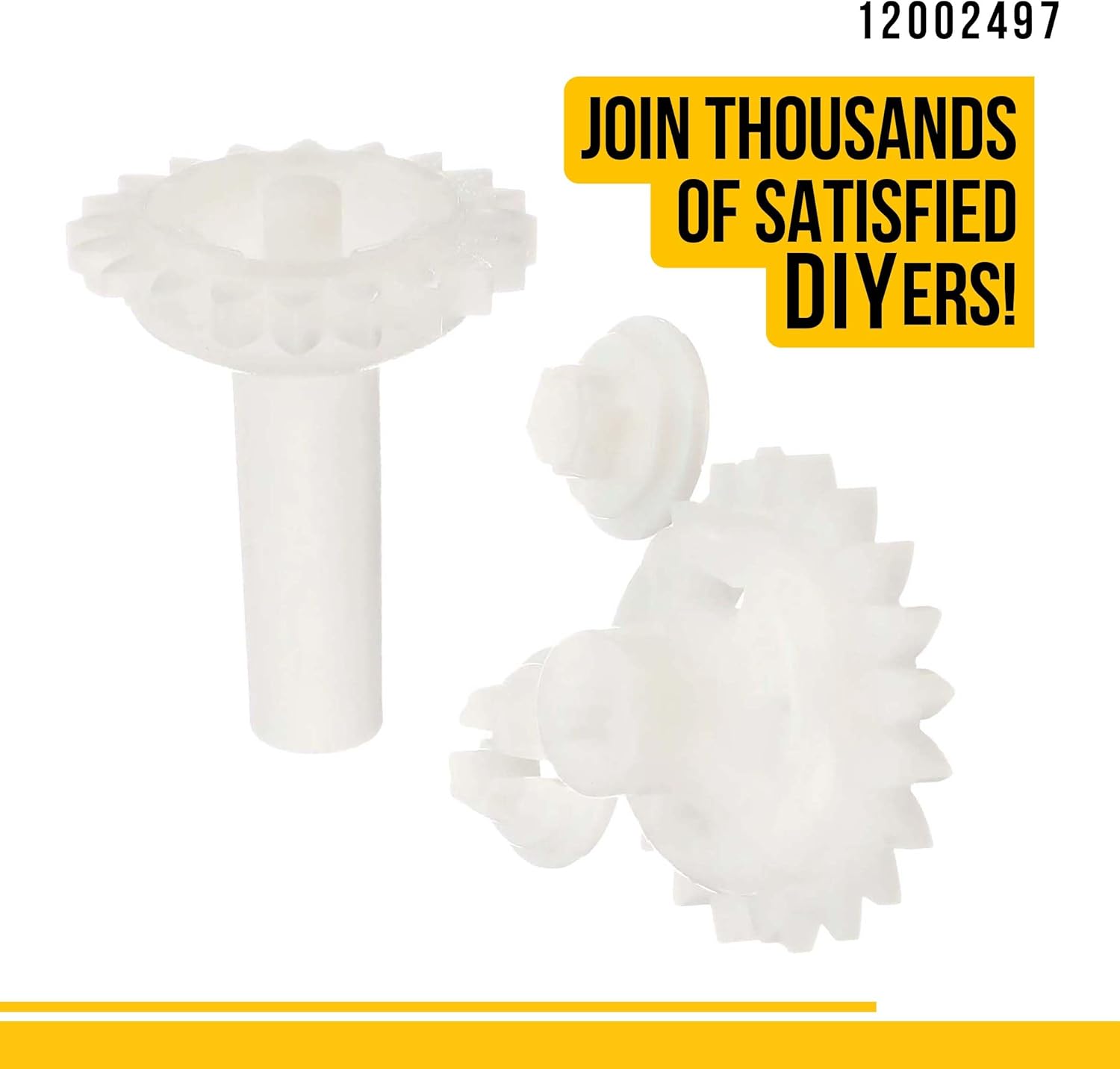 PartsBroz 12002497 Drawer Gear Kit - Compatible With Whirlpool Maytag KitchenAid Amana Refrigerator - Replaces AP4010221 PS2003866 1066872 12812705 12812706 67004016 67004066