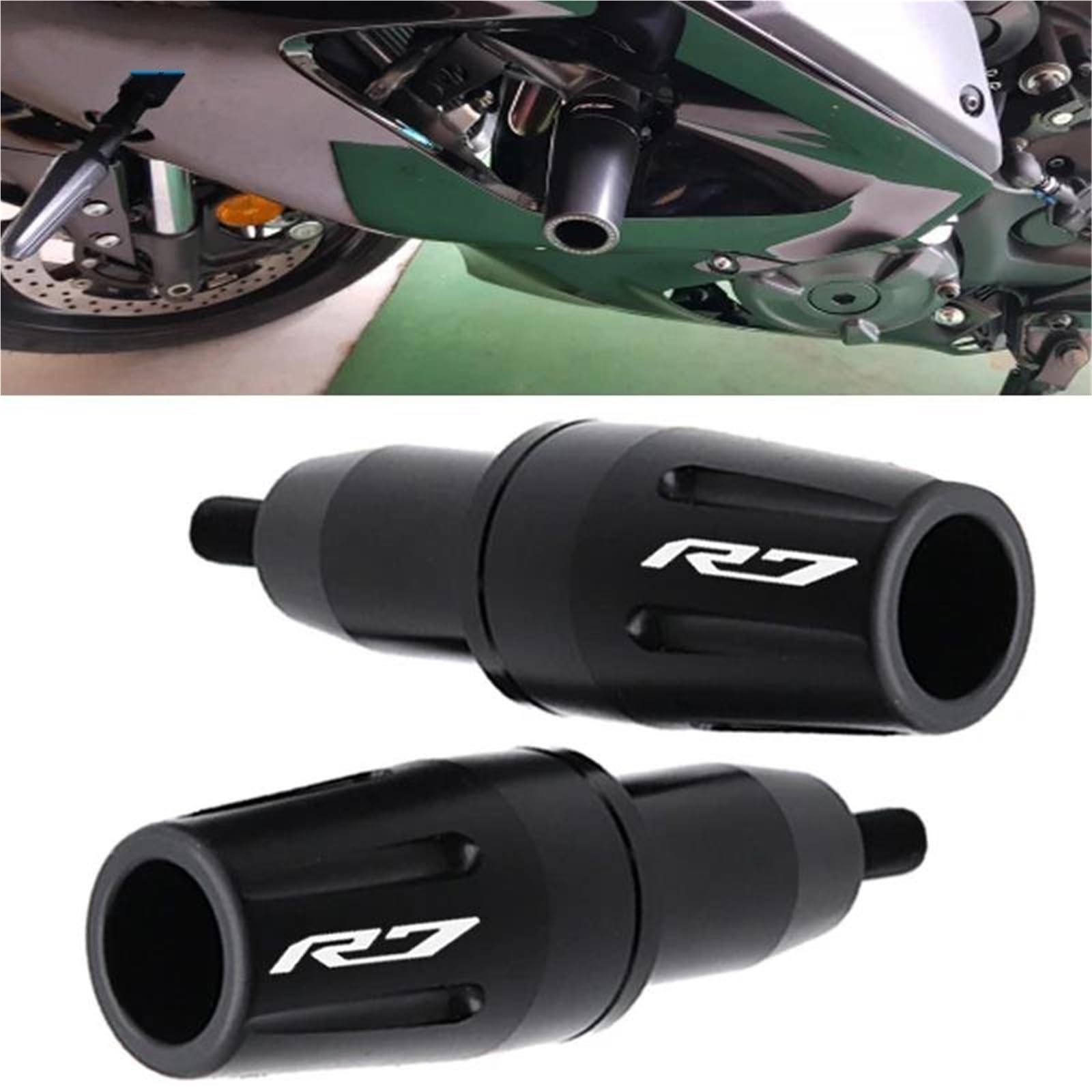 Motorrad Rahmen Sliders Crash Protector Für Yamaha YZF R7 2021 2022 Moto Crash Fallende Schutz Zubehör Crash Pad Verkleidungsschutz Sturzpads