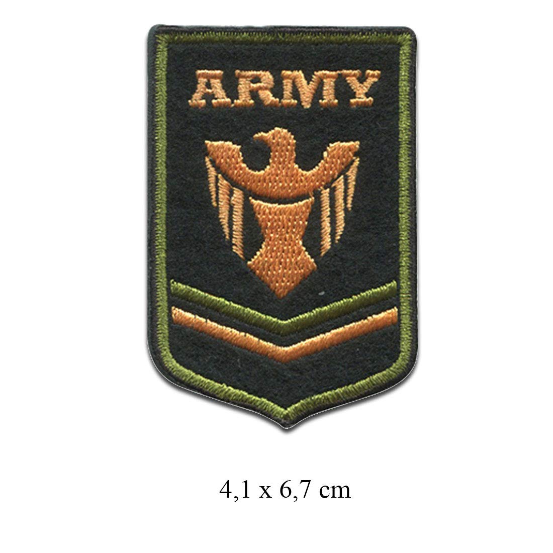 F 16 Army - Toppe termoadesive Patch Toppa ricamate, misura