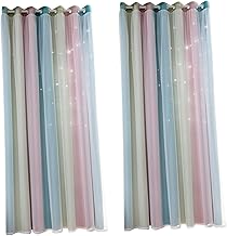 Garneck 2 Pçs Decoração De Casa Minimalista Cortina De Decoração Para Sala De Estar Cortina De Janela Cortina Blackout Cortina Decorativa Decorar Persianas Gradiente