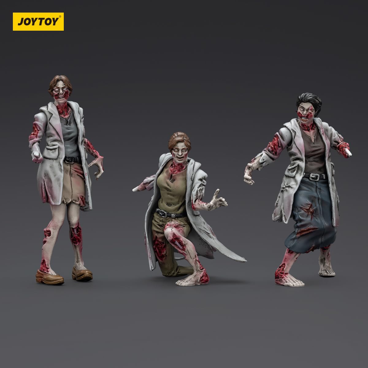 TOYVERSE JOYTOY 1/25 Action Toys, Dark Source Zombie Figure Medics, Suitable for Halloween Articulated Miniature Model Ages 15 and Up - Image 4