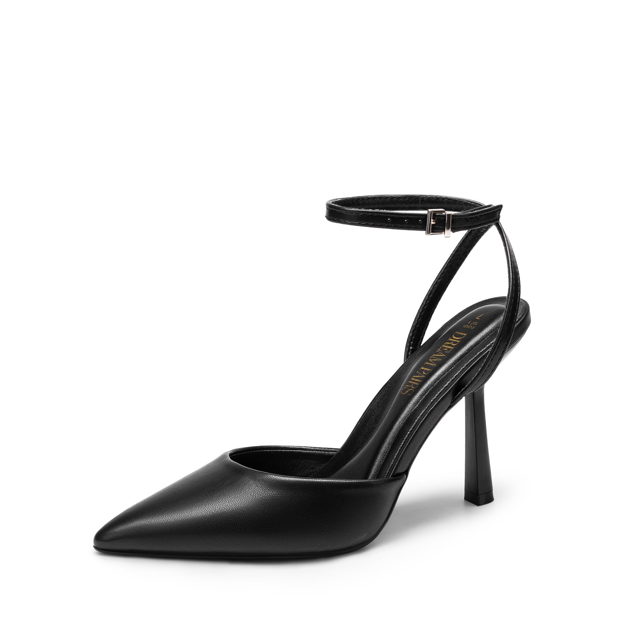 DREAM PAIRS Décolleté da Donna con Tacco – Slingback con Cinturino alla Caviglia e Spillo – Scarpe Eleganti per Feste, Matrimoni