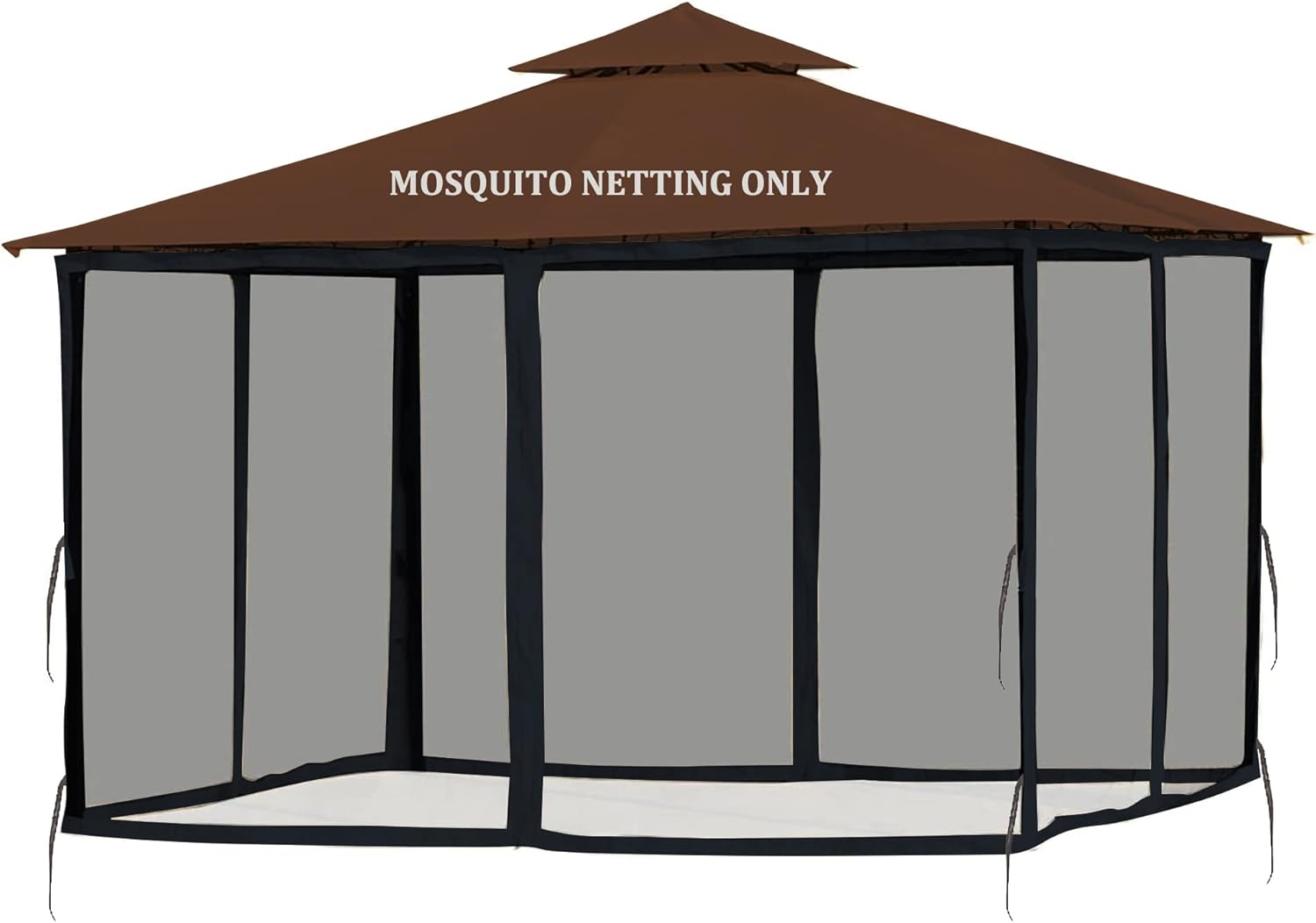 Gazebo Mosquito Netting Replacement 10' x 10' x 7