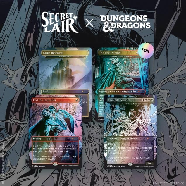 マジック：ザ・ギャザリング Magic Secret Lair Dungeons & Dragons Amazon.com: Magic: The Gathering Secret Lair x Dungeons & Dragons