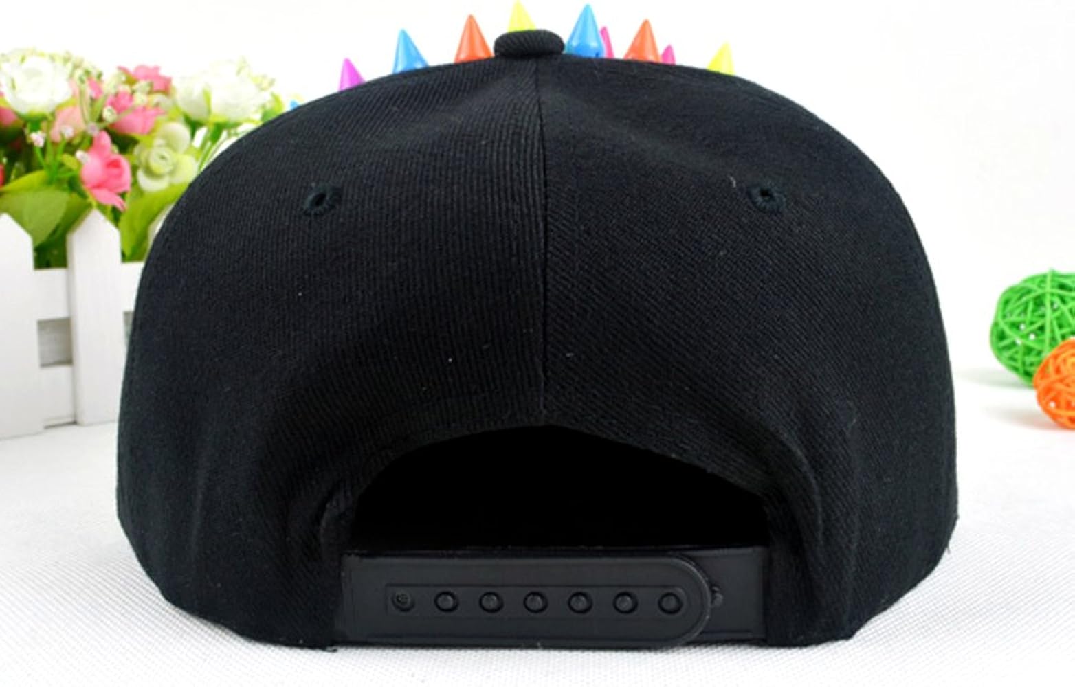 LOCOMO Men Women Punk Rock Hip Hop Candy Rainbow Multi Color