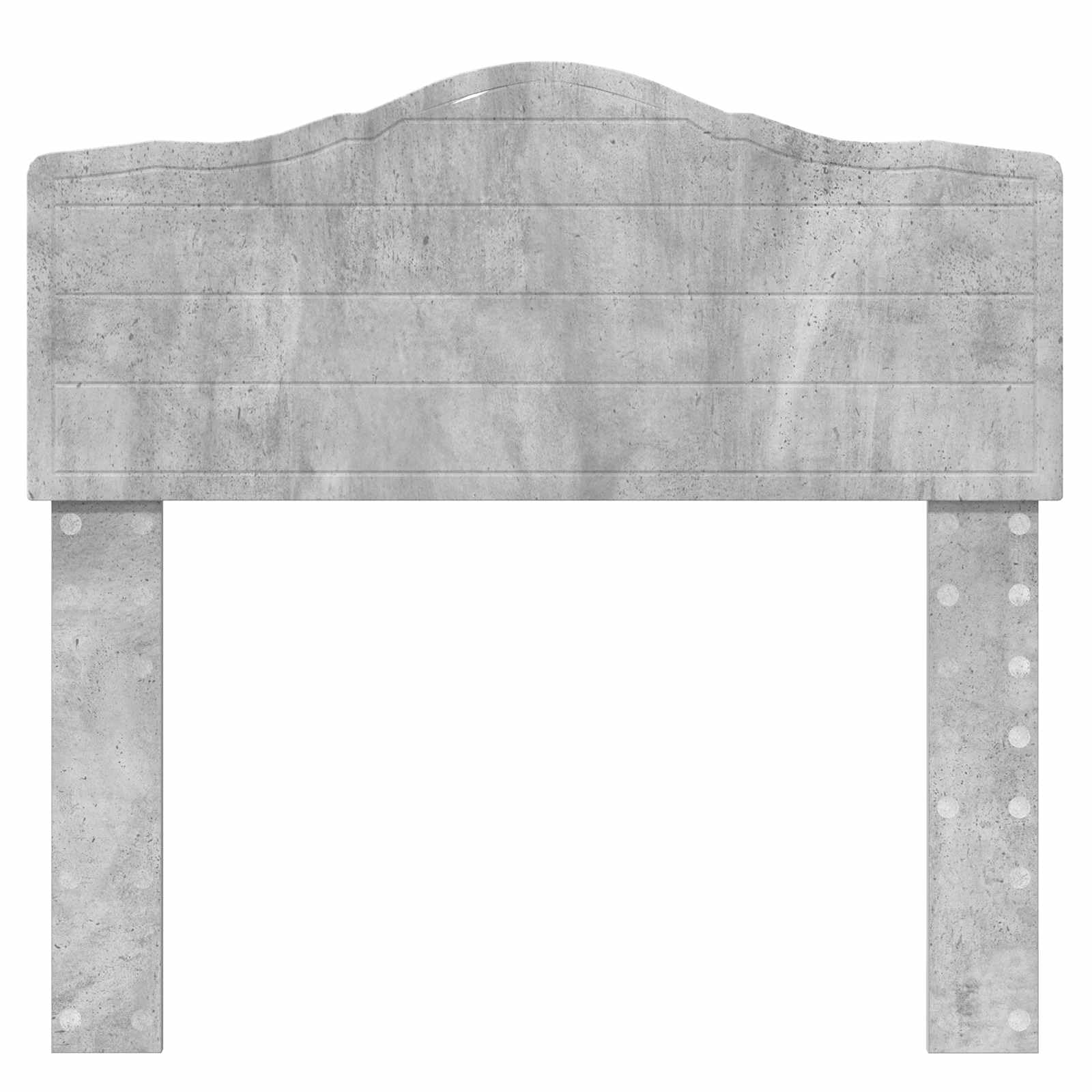 Testiera moderna in cemento grigio 80 cm in legno resistente letto testiera per camera da letto elegante cabecera de cama, facile da montare