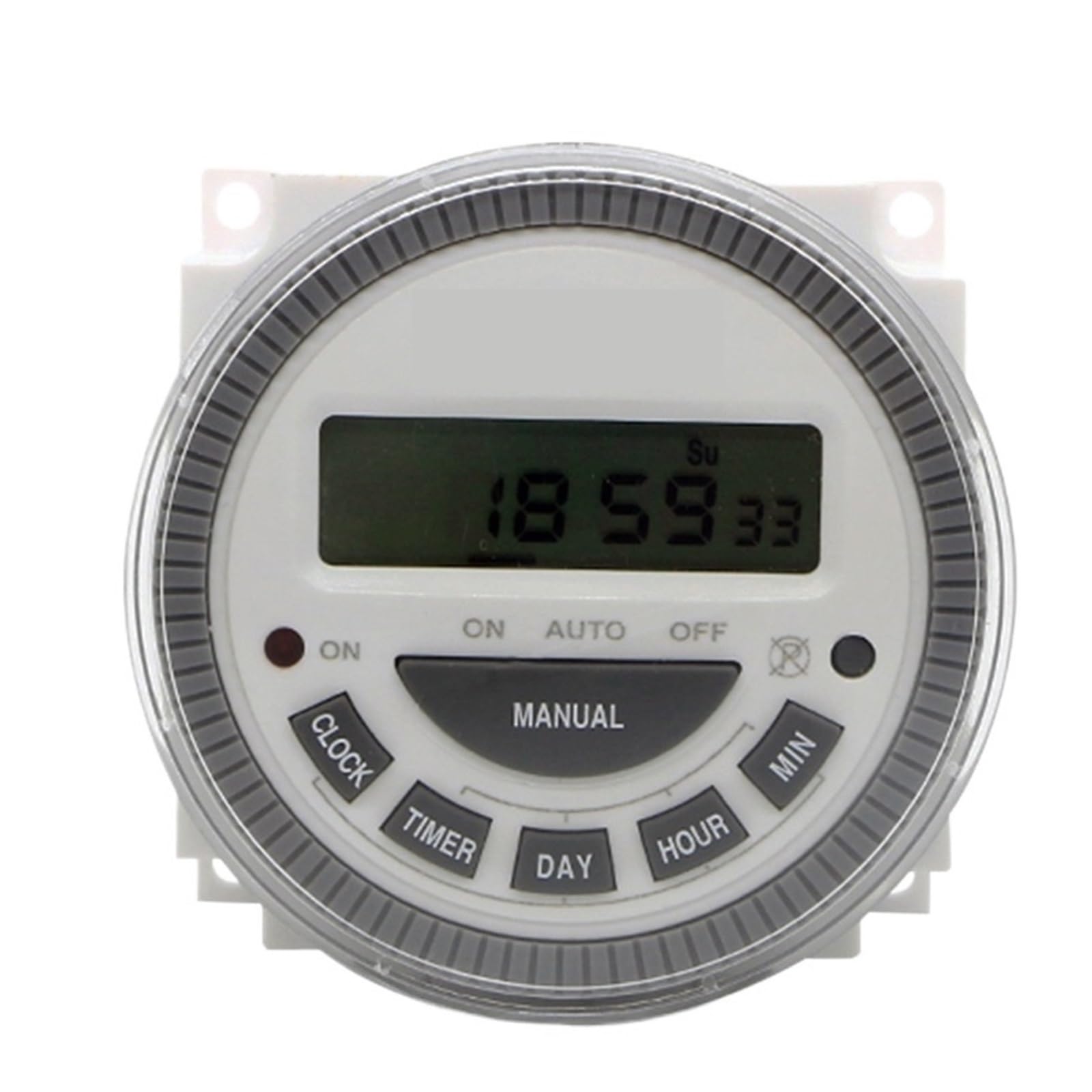 1PCS Digital Timer Switch Multipurpose MT619 16A 30A with Waterproof Cover Easy Wiring 7 days Programmable Time Switch(16A 220VAC)