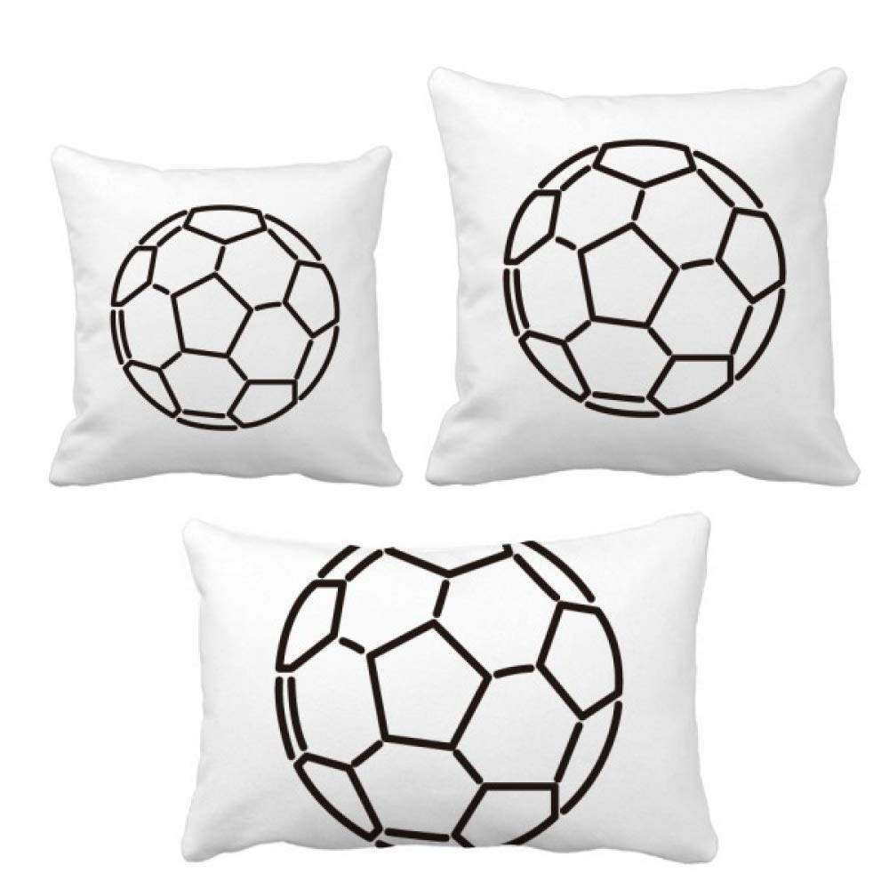 Housse de coussin de football pour canape moderne et decoration interieure chic