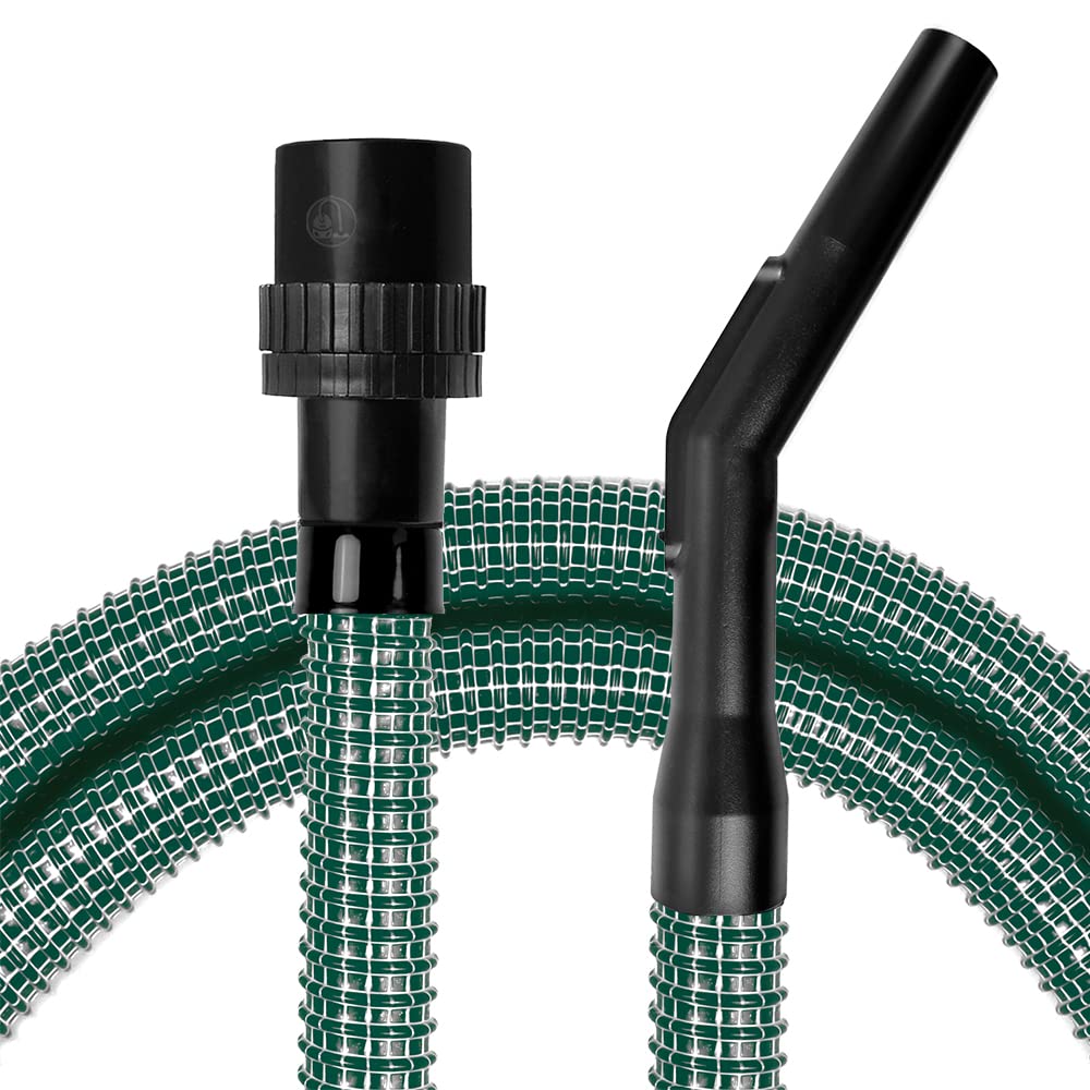 1A SCHLAUCH - Gewebeschlauch mit Handgriff für alle Industriesauger Kesselsauger mit 58 mm Anschluss Knickfest und sehr flexibel - TOP QUALITÄT