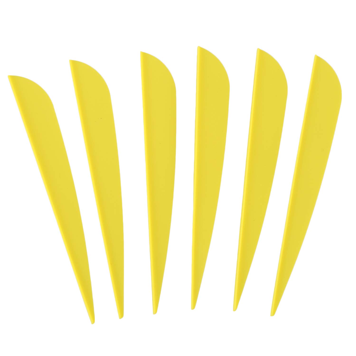 Frecce Vanes 4 pollici di plastica Fletching per frecce DIY tiro