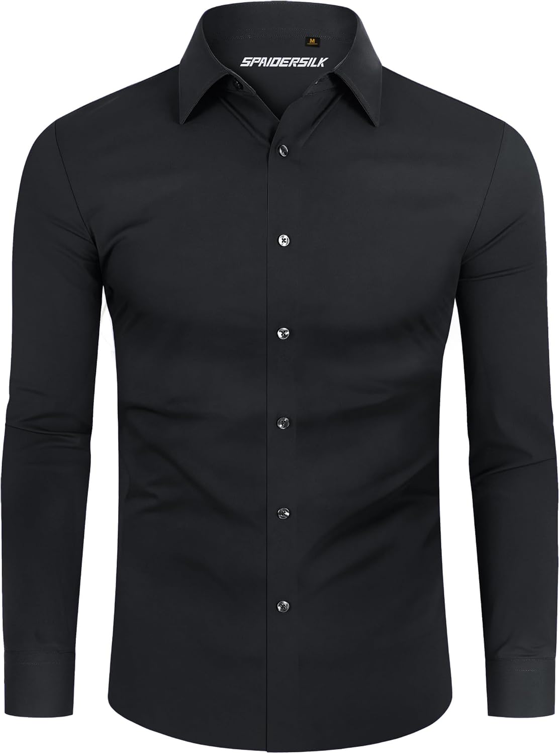 Lion Nardo Stretch Mens Dress Shirts Long Sleeve Slim Fit Dress Shirts for Men Muscle Fit Wrinkle Free Button Down Shirt - Image 7