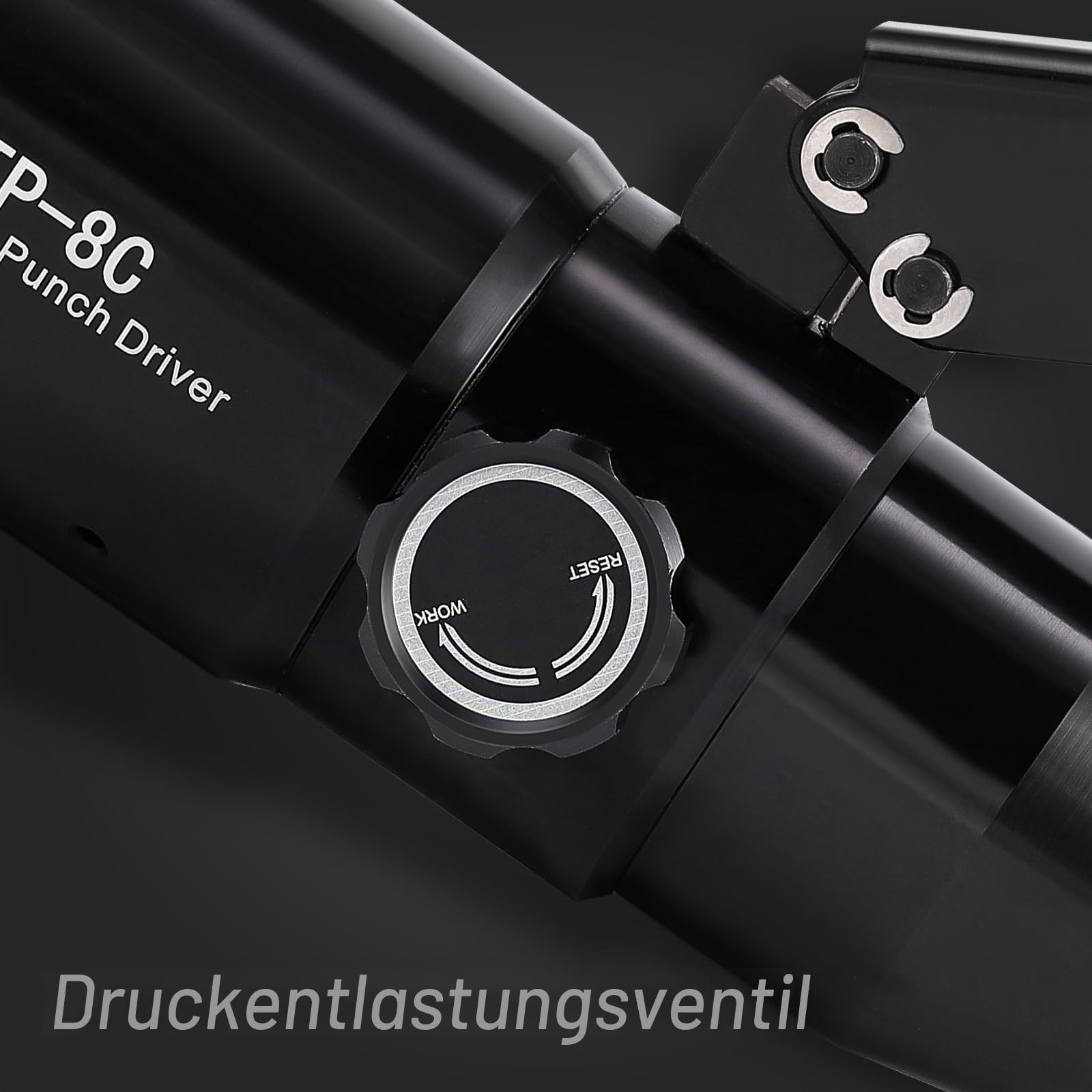 NEWTRY Hydraulisches Locherstanzer 1/2” bis 2” (22,5mm bis 61,5mm) 66KN Lochöffner Manueller Blechlocher für Elektrischer Schrank Klempnerarbeiten TP-8C